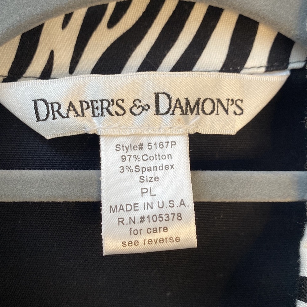 🏷️ GONE IN 12 hours 🚨 NWOT Draper’s & Damon’s Coat, Size PL - Picture 7 of 10